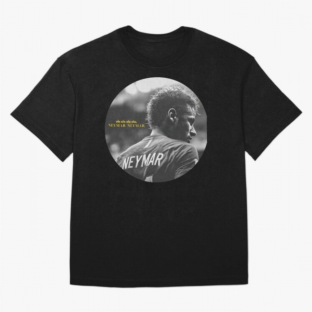 Neymar Ole Ole Ole Premium T-Shirt Celebrate National Team Dreams in FIFA World Cup 2026 Made for Messi and Cristiano Ronaldo, Brazil, Portugal and Argentina Energy, Fan Favorite Moments, National Team Passion, Big Match Drama and Soccer History;