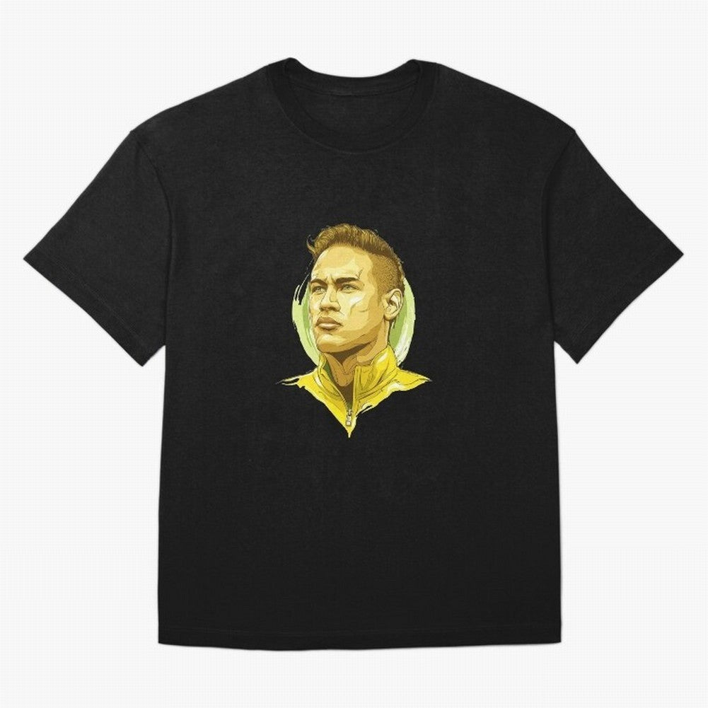 Neymar Junior Sticker Premium T-Shirt Capture Stadium Memories from FIFA World Cup 2026 USA Canada Mexico Spirit, with Portugal, Spain and Germany, CR7 and Messi, Sports Nostalgia, International Competition, Famous Players and Unforgettable