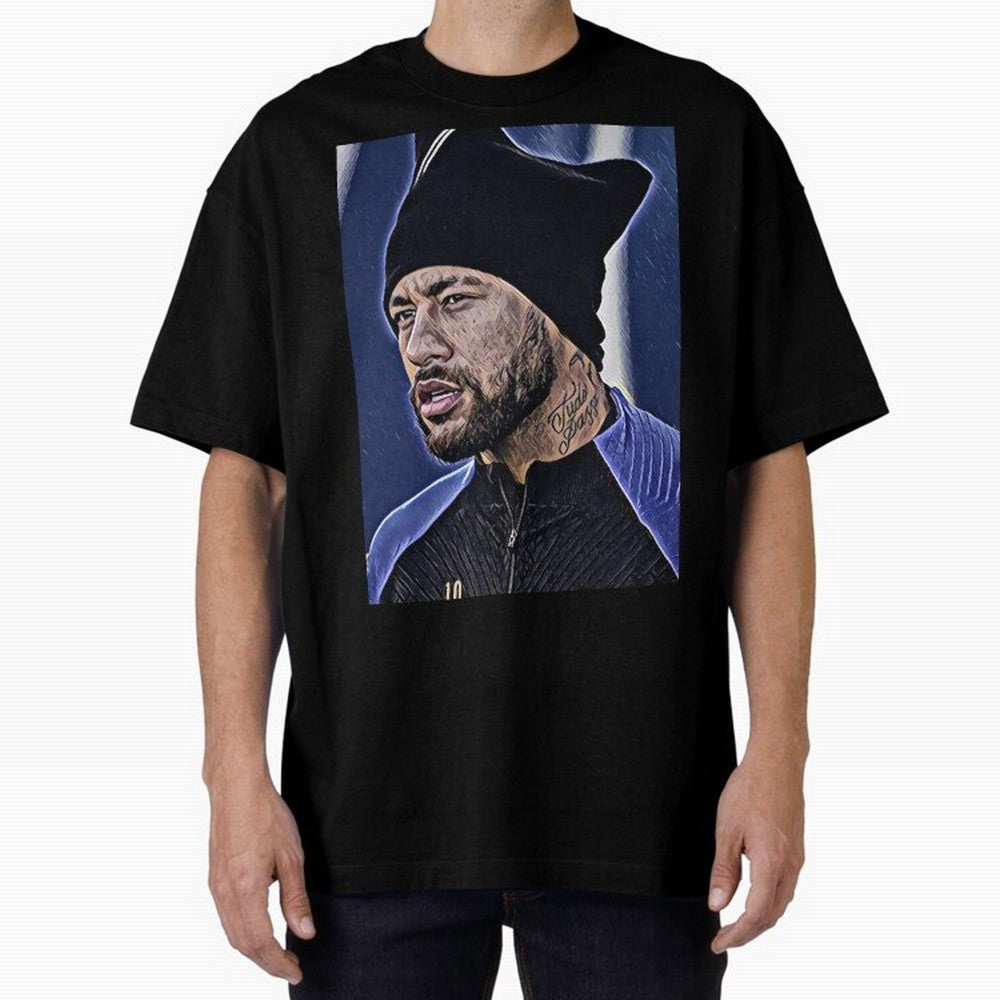 Neymar All Time Greatest Footballer Oversized T-Shirt Elevate FIFA World Cup 2026 USA Canada Mexico Spirit, Highlighting Brazil, Portugal and Argentina, Cristiano Ronaldo, Supporter Pride, Iconic Celebrations, Legendary Names and Global Match Day