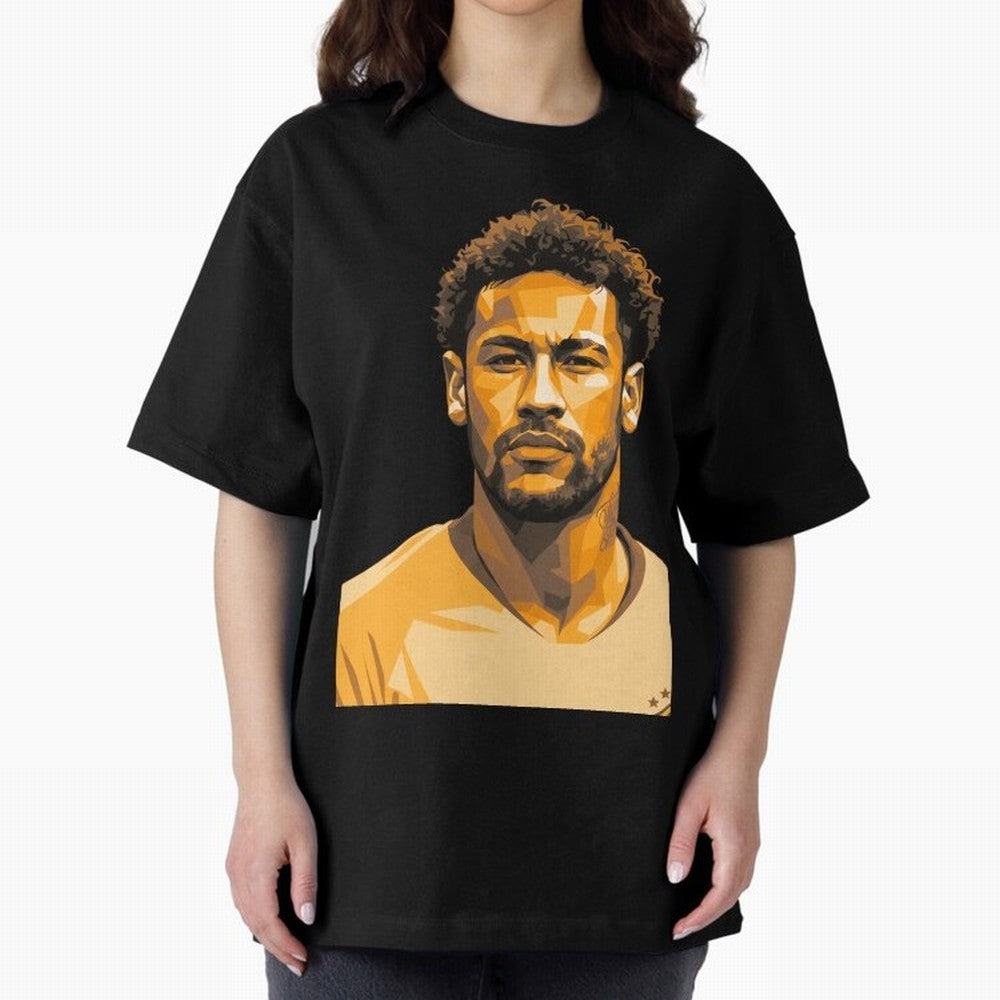 Neymar Oversized T-Shirt Celebrate Global Football Passion for FIFA World Cup 2026 USA Canada Mexico, Centered on CR7, Brazil, Portugal and Argentina, Game Day Rituals, Football Legends, Country Pride and the Road to the Final; Ideal for Fans Who