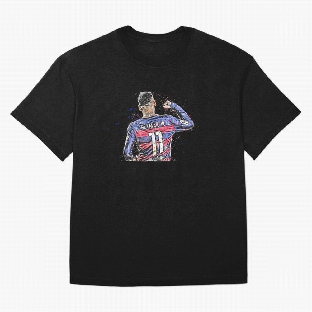 Neymar Neymar Oversized T-Shirt Experience the Global Stage of FIFA World Cup 2026 Group Stage for Fans of Messi and Cristiano Ronaldo and England, Bringing Vintage Soccer Flavor, Modern Football Stars, National Flags and Final Night Emotion; Made