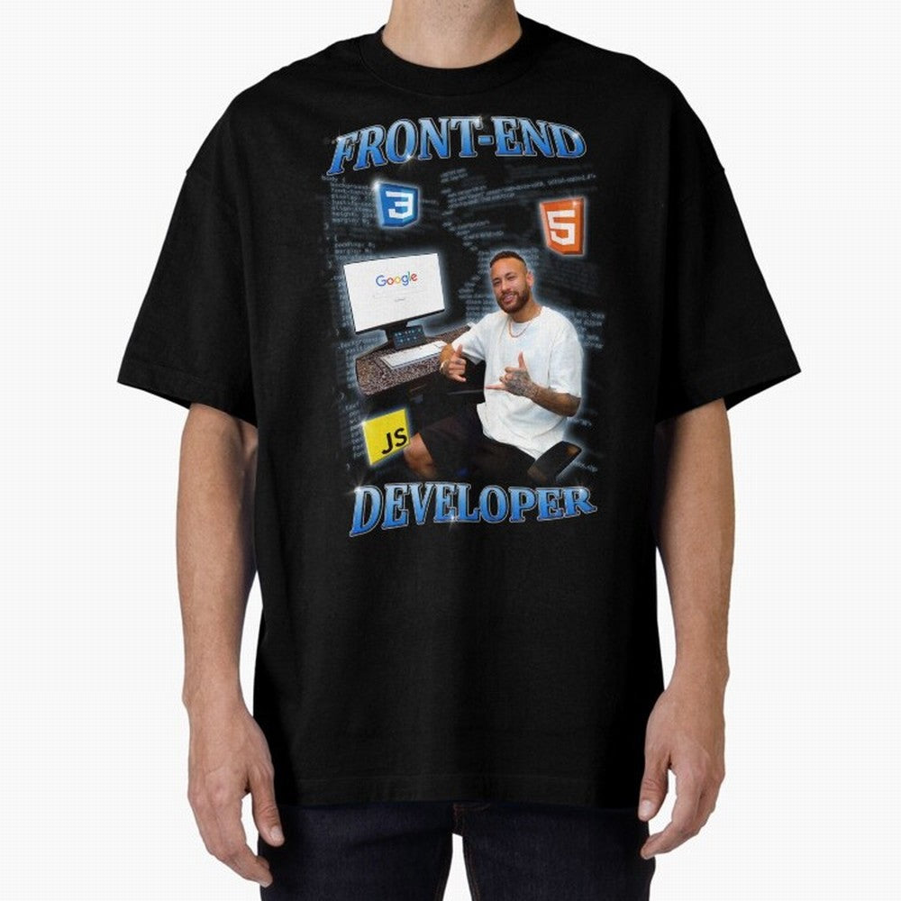 Front-end Developer Neymar - English Classic T-Shirt Upgrade Match Day Hype around FIFA World Cup 2026 USA Canada Mexico, Messi, CR7 and Mbappe, Spain, Stadium Memories, Football Loyalty, International Chants and Championship Tradition; Made for