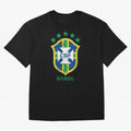 Brasil Soccer Flag Team Brazil Support Gift Classic T-Shirt Back Your Heroes with FIFA World Cup 2026 Group Stage Connected to Haaland, Brazil Energy, Soccer Culture, Superstar Moments, National Team Dreams and Competitive Fire; Ideal for Fans Who