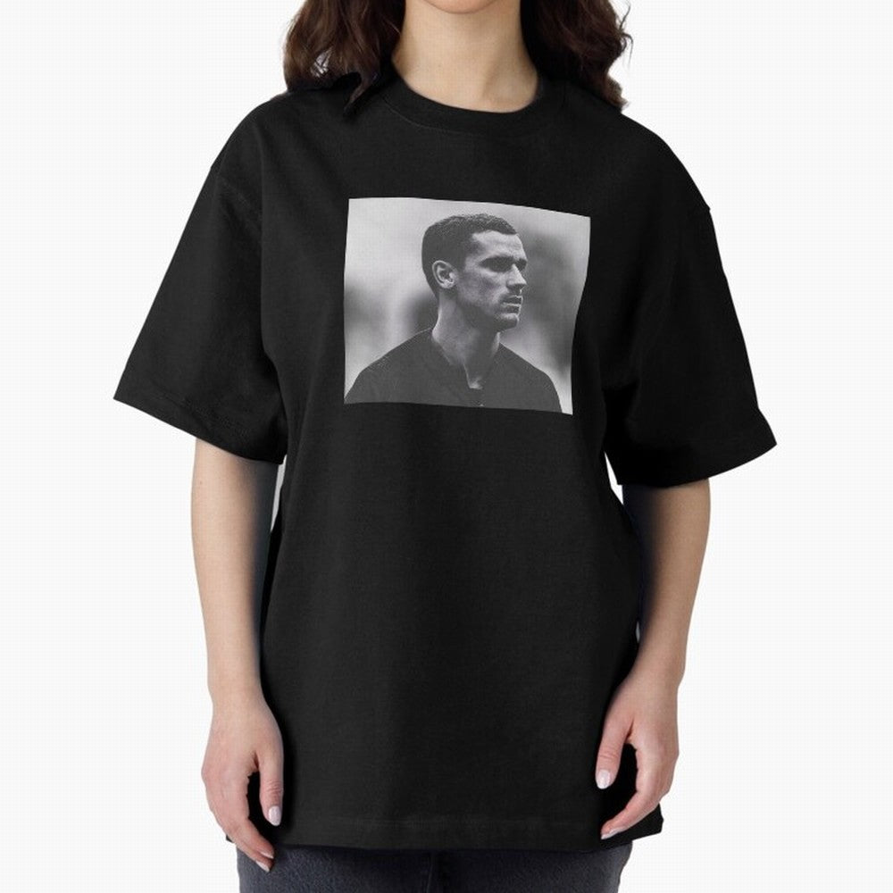 Antoine Griezmann Oversized T-Shirt Back the Journey through Match Day Hype around FIFA World Cup 2026, Messi, Neymar and Mbappe, France and Portugal, Football Passion, Legendary Performances, Festival Vibes and Supporter Community; Perfect for
