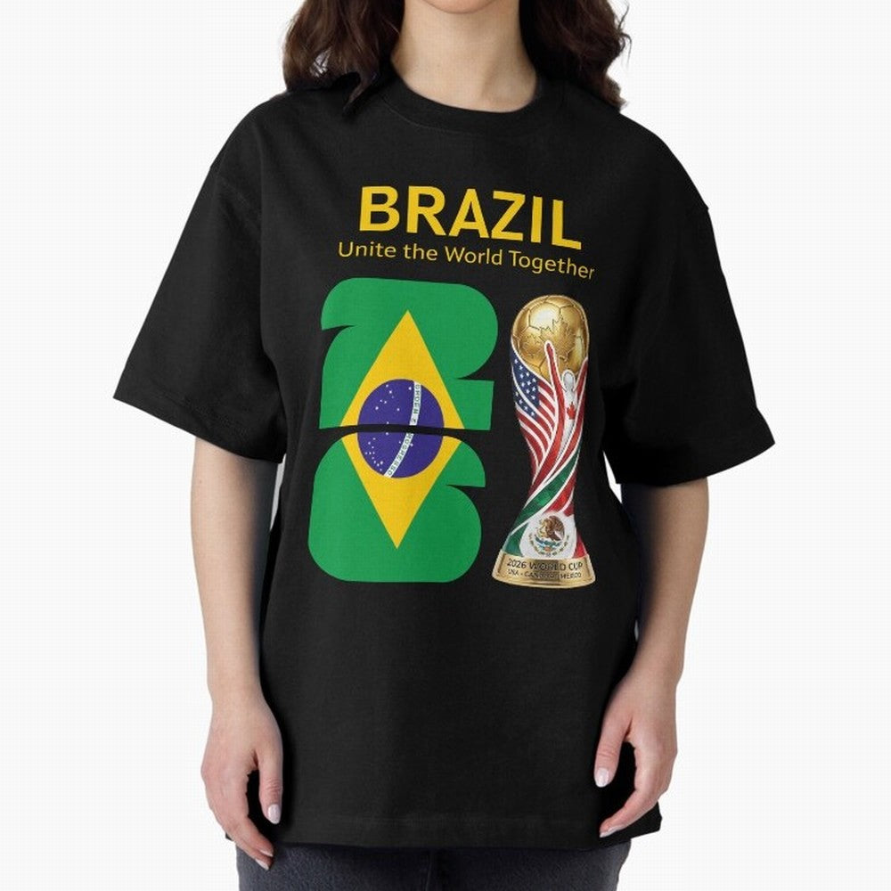 World Cup 2026, IMG 017, BRAZIL 001 Classic T-Shirt Cheer through Every Moment of FIFA World Cup 2026 Spirit, Made for England, France and Netherlands, CR7 and Messi, Football Festival Excitement, Trophy Ambitions, Country Rivalries and Star Player