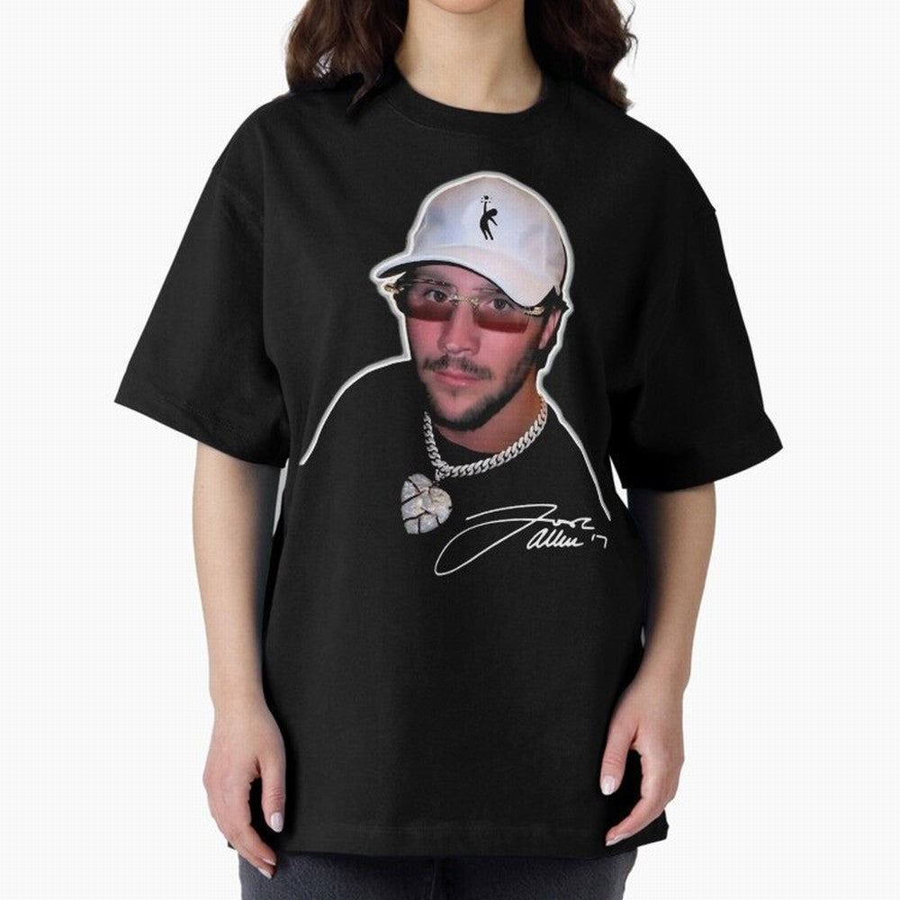 Josh Allen Funny Meme Buffalo Football Retro Essential T-Shirt Make Your Look Match FIFA World Cup 2026 for Fans of Neymar, Haaland and Cristiano Ronaldo and England, Bringing Goal Celebration Energy, Supporter Heritage, Football Icons and
