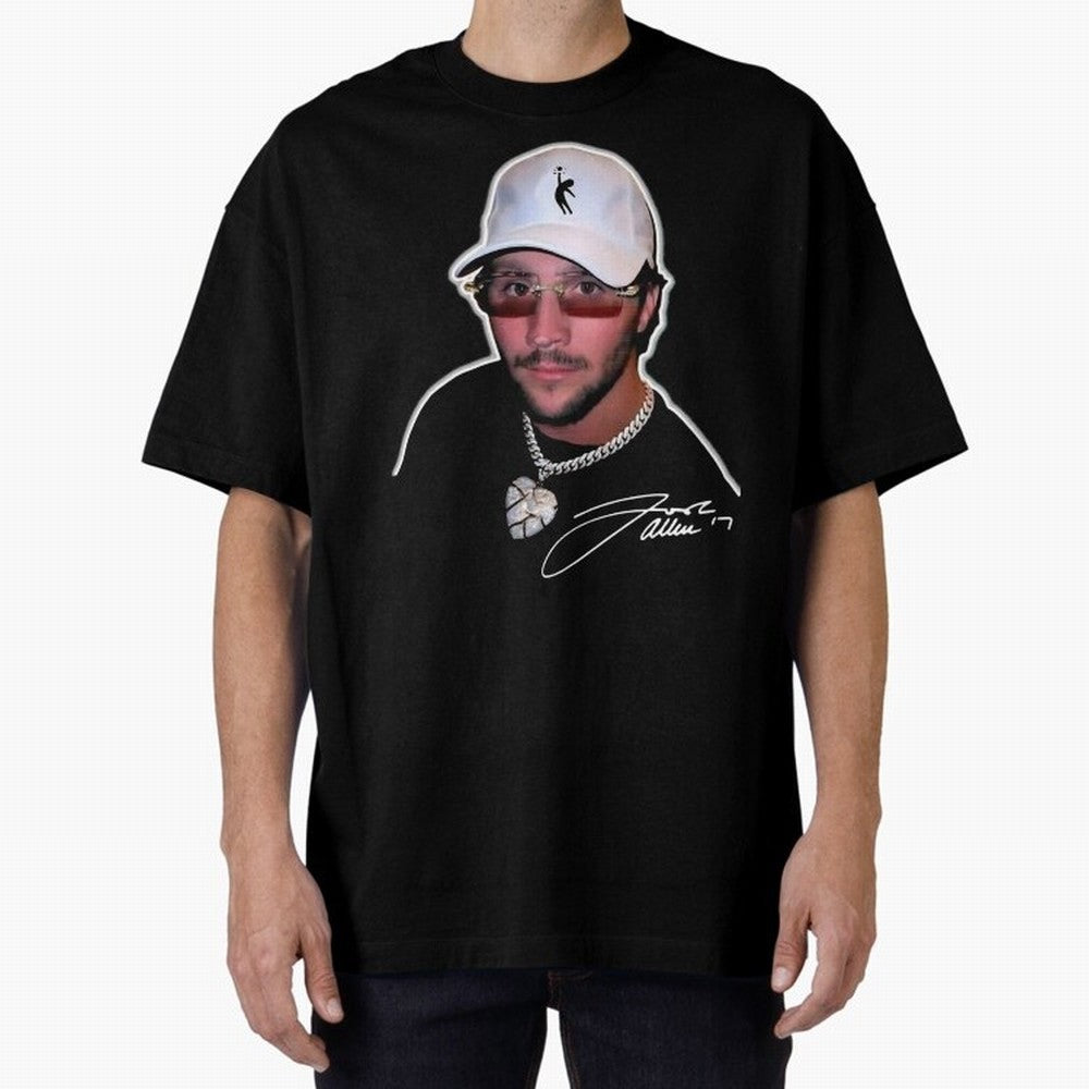 Josh Allen Funny Meme Buffalo Football Retro Essential T-Shirt Make Your Look Match FIFA World Cup 2026 for Fans of Neymar, Haaland and Cristiano Ronaldo and England, Bringing Goal Celebration Energy, Supporter Heritage, Football Icons and