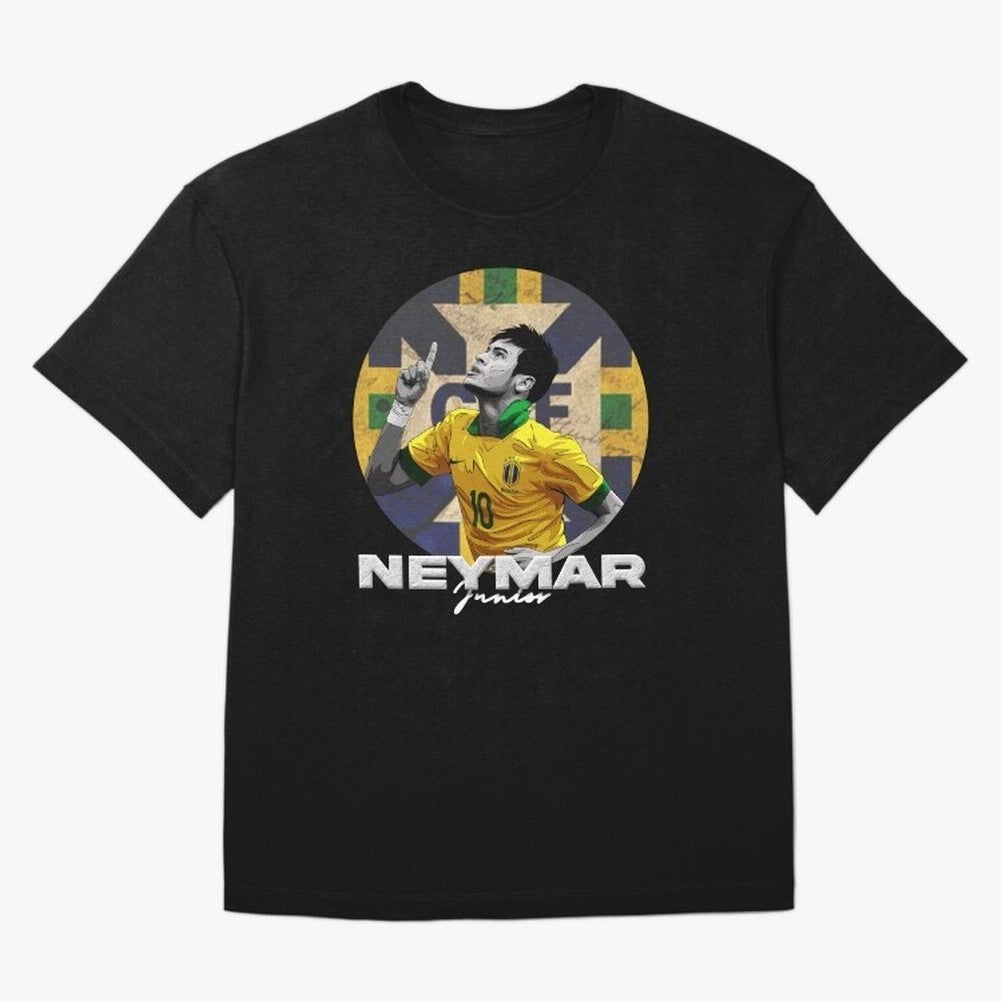 Neymar Junior Oversized T-Shirt Follow Every Goal of the FIFA World Cup 2026 Group Stage Journey through CR7 and Messi Highlights, Brazil, Portugal and Argentina Pride, Classic Soccer Heritage, Championship Pressure, Fan Loyalty and International