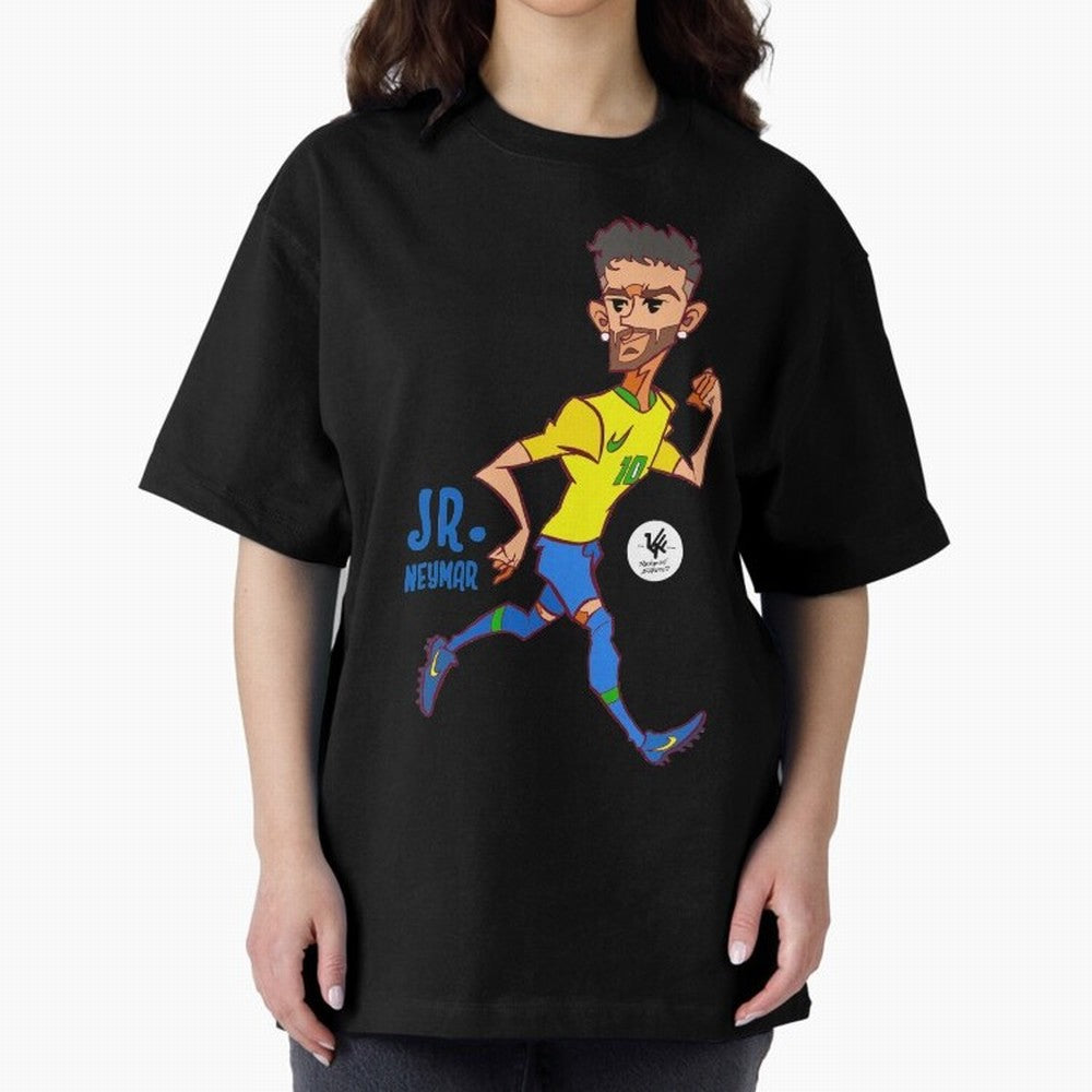 Neymar Oversized T-Shirt Cheer through Every Moment of FIFA World Cup 2026 Group Stage Filled with Mbappe, England and Germany Energy, Football Passion, Legendary Performances, Festival Vibes and Supporter Community; Ideal for Football Dads,