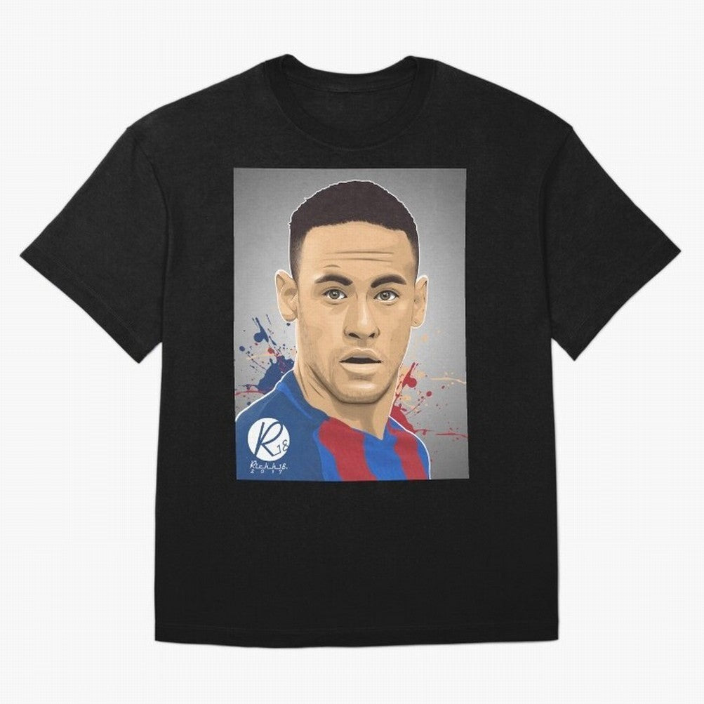 NEYMAR Oversized T-Shirt Honor FIFA World Cup 2026 USA Canada Mexico Celebrating Messi, CR7 and Mbappe, Netherlands Energy, Stadium Memories, Football Loyalty, International Chants and Championship Tradition; Created for Match Day Parties, Soccer