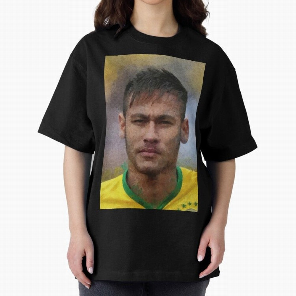 Neymar Oversized T-Shirt Unlock Global Football Passion for FIFA World Cup 2026 USA Canada Mexico, Capturing Neymar, Argentina, Classic Soccer Heritage, Championship Pressure, Fan Loyalty and International Pride; Built for Supporters Chasing Trophy