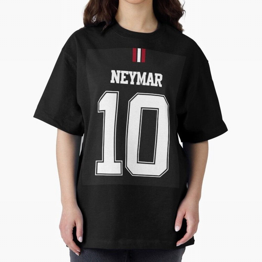 Neymar Oversized T-Shirt Keep Football History Alive during FIFA World Cup 2026 USA Canada Mexico Spirit, Made for Brazil, Portugal and Argentina, Messi, CR7 and Mbappe, Championship Spirit, Famous Goals, Roaring Crowds and International Football