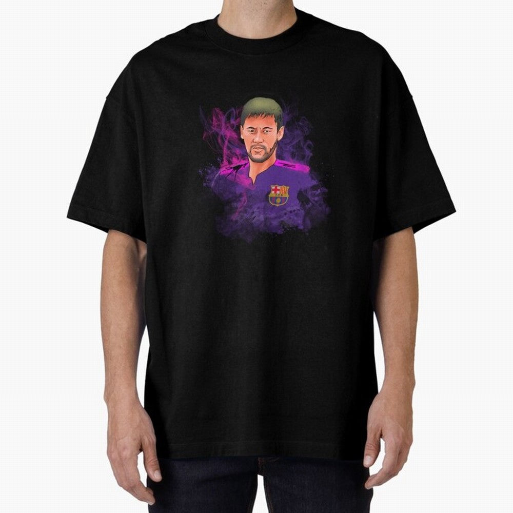 Neymar Oversized T-Shirt Carry National Pride through FIFA World Cup 2026 USA Canada Mexico Capturing Mbappe and Neymar, Spain Energy, Retro Football Energy, Iconic Rivalries, Trophy Chase Drama and Stadium Atmosphere; Made for Die Hard Supporters,