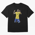 Neymar Brazil Celebration Sticker Essential T-Shirt Show Fan Pride Across Global Football Passion for FIFA World Cup 2026, Celebrating Neymar, Haaland and Cristiano Ronaldo, Portugal, Spain and Germany, Game Day Rituals, Football Legends, Country