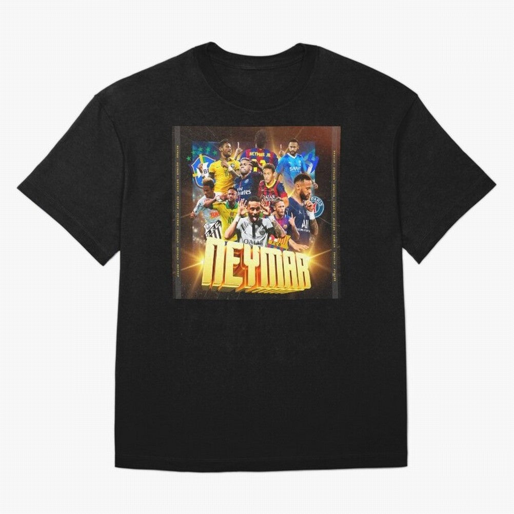Neymar Best of Career Classic T-Shirt Show Championship Spirit for FIFA World Cup 2026 Spirit, Connected to Argentina and Brazil, Messi and Cristiano Ronaldo, Football Festival Excitement, Trophy Ambitions, Country Rivalries and Star Player Buzz;