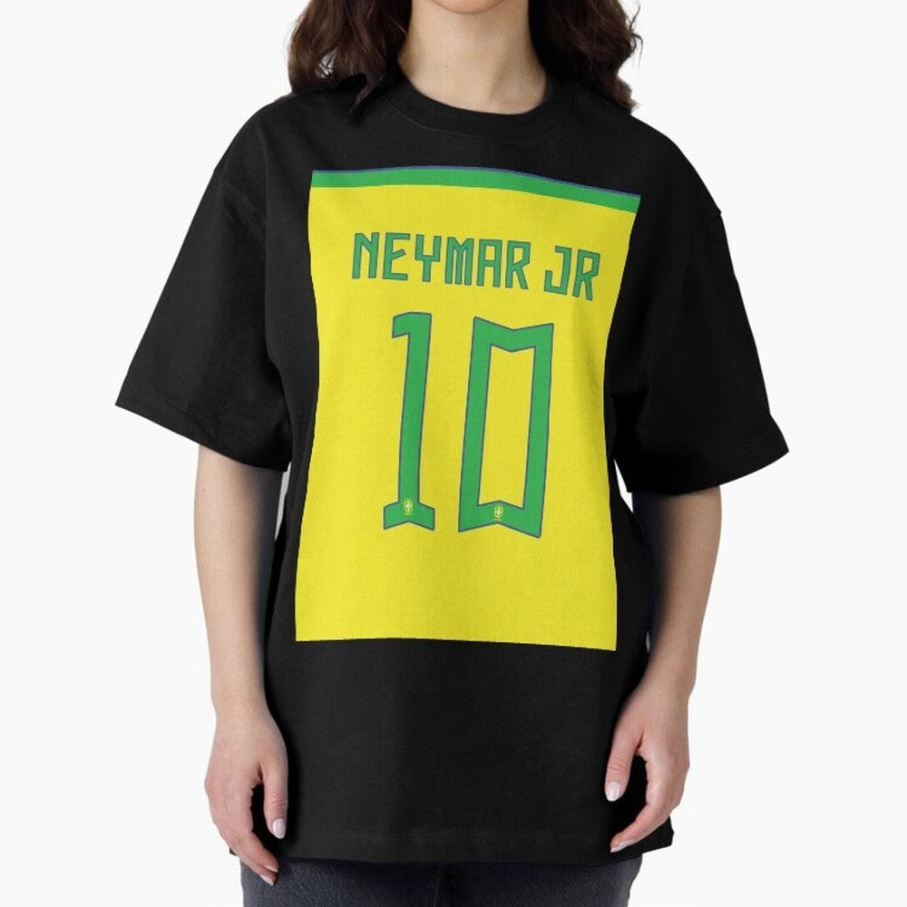 Neymar 10 Brazil 2022 World Cup Jersey Classic T-Shirt Join FIFA World Cup 2026 Group Stage for Fans of CR7 and Portugal, Spain and Germany, Bringing Retro Football Energy, Iconic Rivalries, Trophy Chase Drama and Stadium Atmosphere; Perfect for