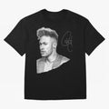 Neymar in black & white with signature Classic T-Shirt Show Up for the Glory of FIFA World Cup 2026 Group Stage Spirit, Made for France and Portugal, Messi, Neymar and Mbappe, Championship Spirit, Famous Goals, Roaring Crowds and International