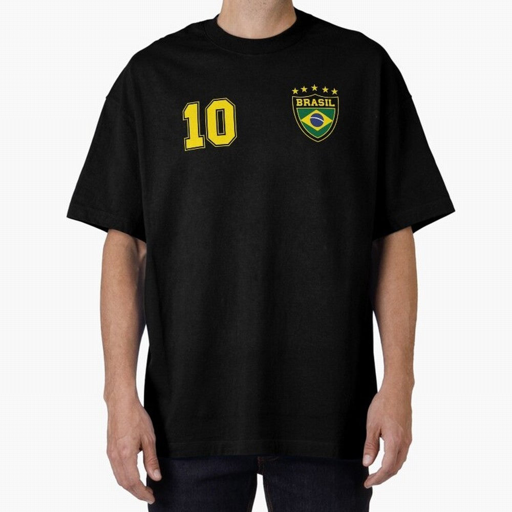 Classic Brasil Soccer No. 10 Brazil World Jersey Cup T Shirt Essential T-Shirt Celebrate Rivalries and Pride in FIFA World Cup 2026 USA Canada Mexico Spirit, Connected to England, France and Netherlands, Mbappe, Football Passion, Legendary