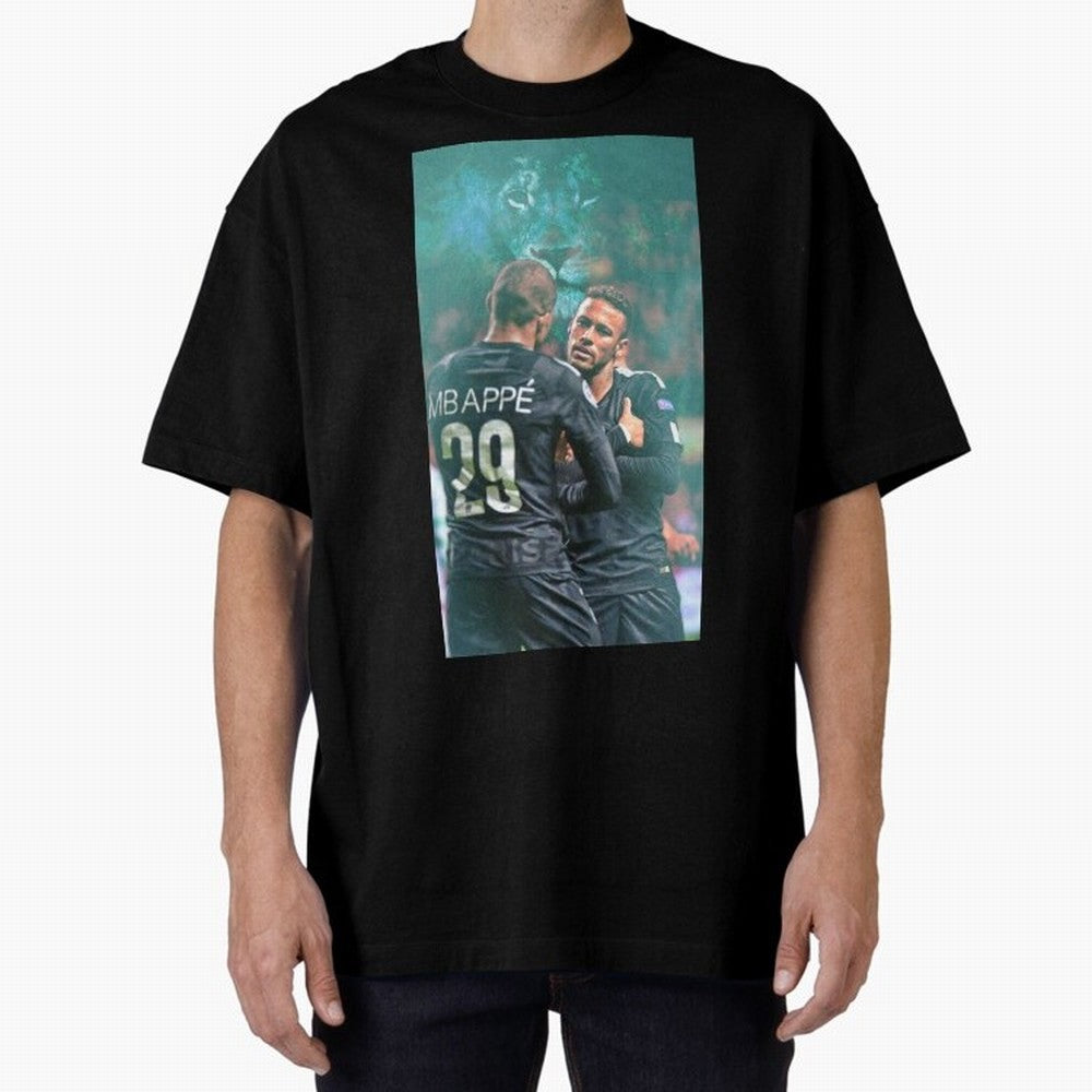 Art Neymar Wallpaper Oversized T-Shirt Carry the Colors and Pride of Match Day Hype around FIFA World Cup 2026 USA Canada Mexico, Messi, Neymar and Mbappe, Portugal, Championship Spirit, Famous Goals, Roaring Crowds and International Football