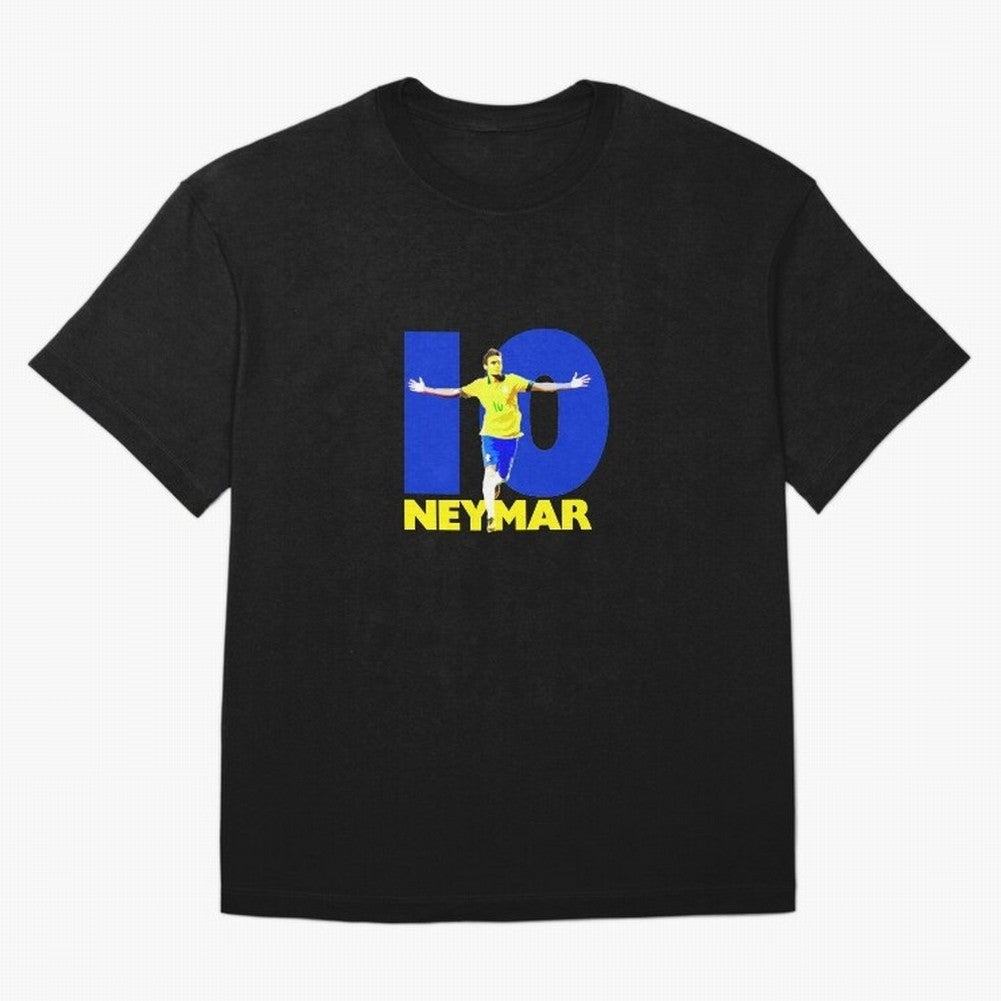 Neymar 10 Oversized T-Shirt Capture the FIFA World Cup 2026 Group Stage Journey through CR7 Highlights, France Pride, Football History, Final Match Energy, Crowd Noise and Once in a Lifetime Moments; Perfect for Supporters Who Want Bold Football