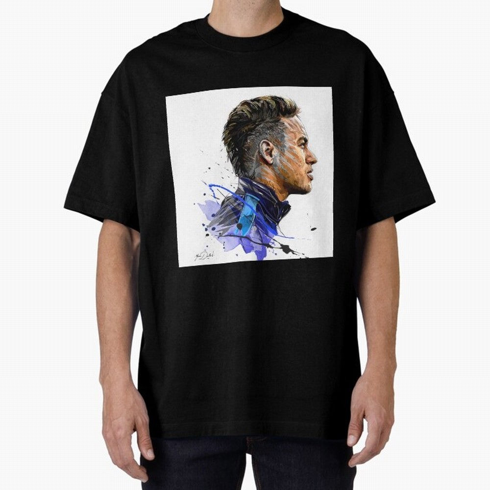Neymar Design Oversized T-Shirt Show Passion for the Stars of Global Football Passion for FIFA World Cup 2026 Group Stage, Connected to Neymar, England, France and Netherlands, Soccer Culture, Superstar Moments, National Team Dreams and Competitive