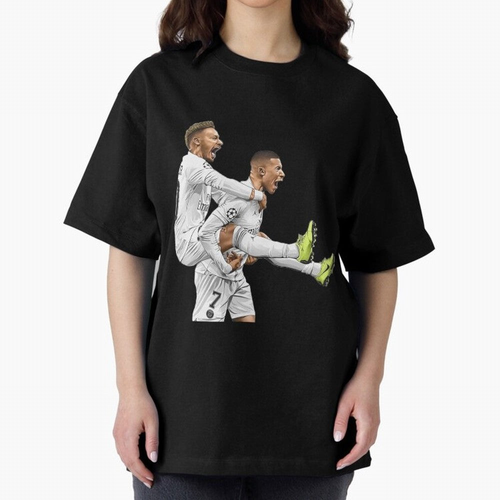 Illustration Neymar Classic T-Shirt Unlock Match Day Hype around FIFA World Cup 2026 USA Canada Mexico, Mbappe and Neymar, Spain and Netherlands, Champion Mindset, Group Stage Buzz, Knockout Tension and Passionate Fan Culture; Made for Die Hard