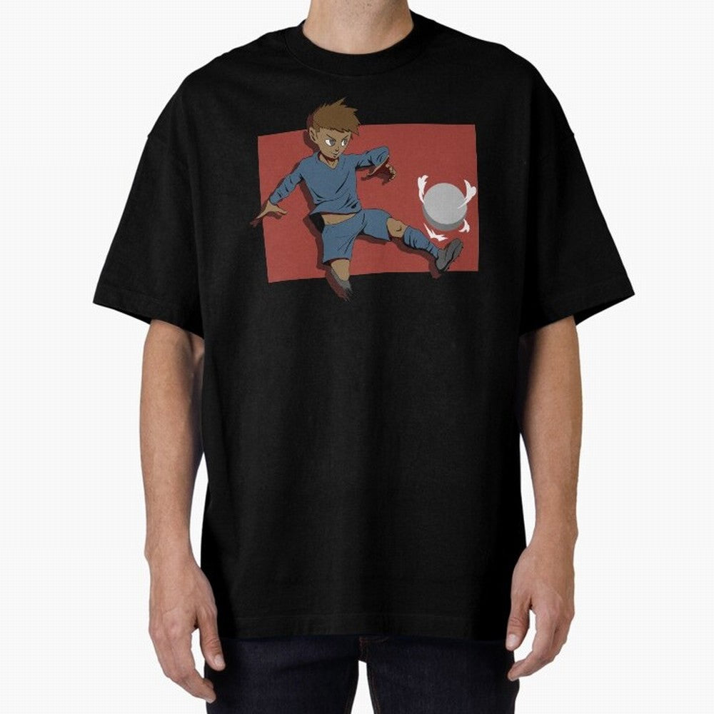 Footballer in action Oversized T-Shirt Experience the Global Stage of FIFA World Cup 2026 Group Stage Spirit, Capturing Germany, Cristiano Ronaldo, Worldwide Fan Energy, Dramatic Goals, Stadium Lights and Championship Celebrations; Perfect for