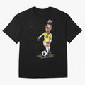 FOOTBALL ARTIST NEYMAR Brasil Essential T-Shirt Carry the Dream of FIFA World Cup 2026 USA Canada Mexico for Fans of Messi, Neymar and Mbappe and Netherlands, Bringing Football History, Final Match Energy, Crowd Noise and Once in a Lifetime