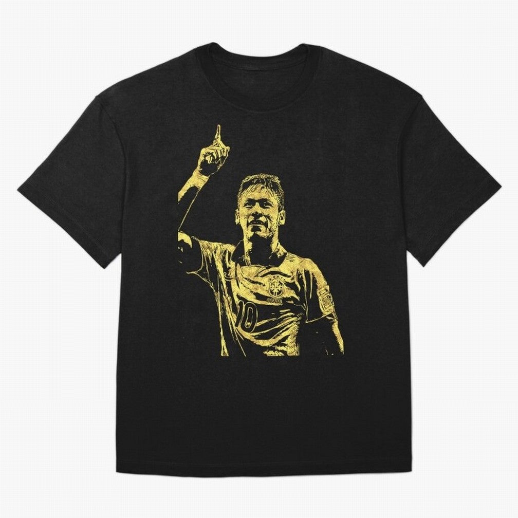 Neymar Fan Art Oversized T-Shirt Step into Global Football Passion for FIFA World Cup 2026 USA Canada Mexico, Filled with Messi, Neymar and Mbappe, Spain, Football History, Final Match Energy, Crowd Noise and Once in a Lifetime Moments; Perfect for