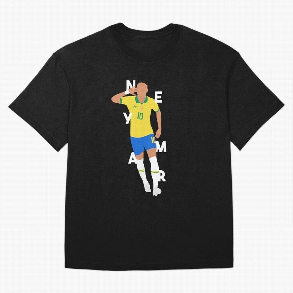 Neymar x Brazil Oversized T-Shirt Follow Every Goal of the FIFA World Cup 2026 Journey through Cristiano Ronaldo, Haaland and CR7 Highlights, Portugal, Spain and Germany Pride, Global Supporter Spirit, Legendary Goals, National Colors and