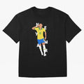 Neymar x Brazil Oversized T-Shirt Follow Every Goal of the FIFA World Cup 2026 Journey through Cristiano Ronaldo, Haaland and CR7 Highlights, Portugal, Spain and Germany Pride, Global Supporter Spirit, Legendary Goals, National Colors and