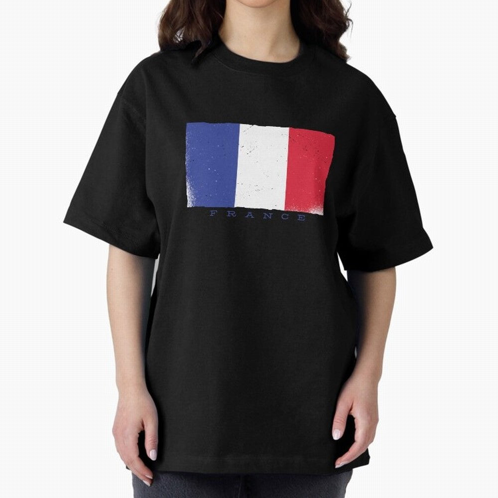 France Flag Design Classic T-Shirt Share the Excitement of Match Day Hype around FIFA World Cup 2026 USA Canada Mexico, Mbappe, England, Retro Football Energy, Iconic Rivalries, Trophy Chase Drama and Stadium Atmosphere; Ideal for Fans Who Follow