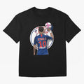 Art Neymar Illustration Classic T-Shirt Capture Stadium Memories from FIFA World Cup 2026 USA Canada Mexico Spirit, with Portugal, Spain and Germany, CR7 and Messi, Sports Nostalgia, International Competition, Famous Players and Unforgettable