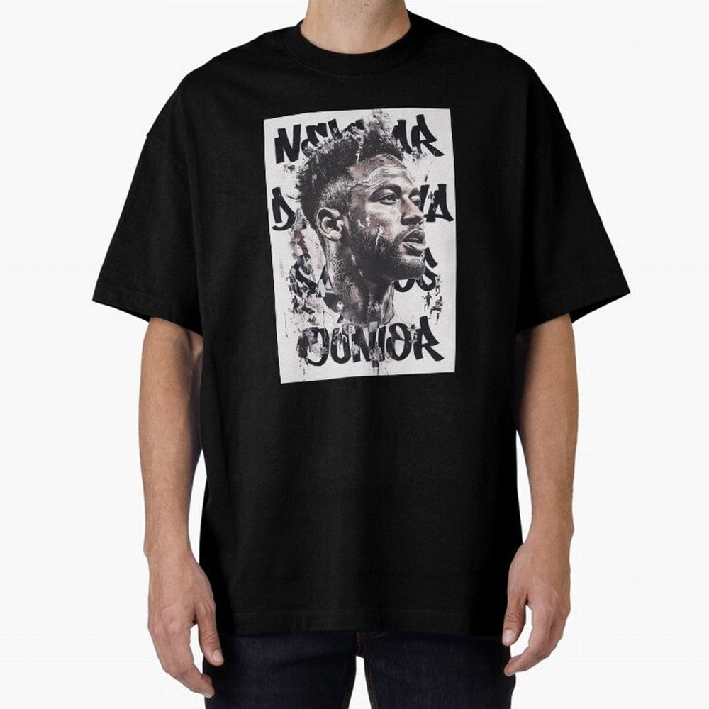 Potrait artistic collage of Neymar Classic T-Shirt Feel the Roar of the FIFA World Cup 2026 Group Stage Journey through CR7 Highlights, Brazil, Portugal and Argentina Pride, Match Day Excitement, Supporter Culture, Golden Goals and Global Football