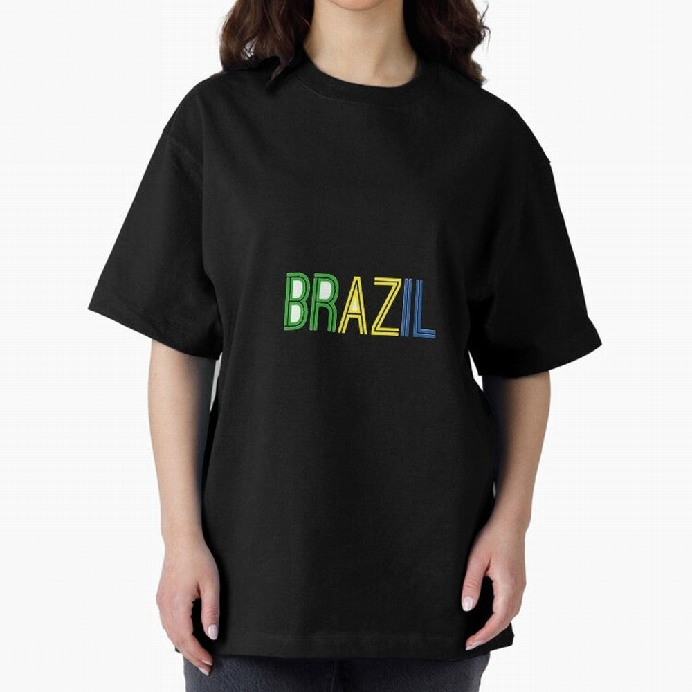 Simple Brazil Sticker Classic T-Shirt Celebrate Supporters United by Global Football Passion for FIFA World Cup 2026, Made for Messi, Neymar and Mbappe, Germany, Championship Spirit, Famous Goals, Roaring Crowds and International Football Unity;
