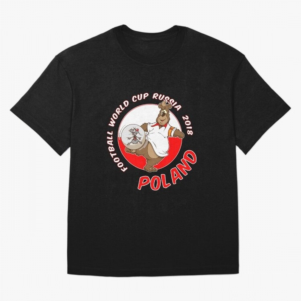 Poland football World Cup Russia 2018 T shirt and merchandise Classic T-Shirt Make Your Look Match Global Football Passion for FIFA World Cup 2026, Centered on Messi and Cristiano Ronaldo, France and Portugal, Football Festival Excitement, Trophy
