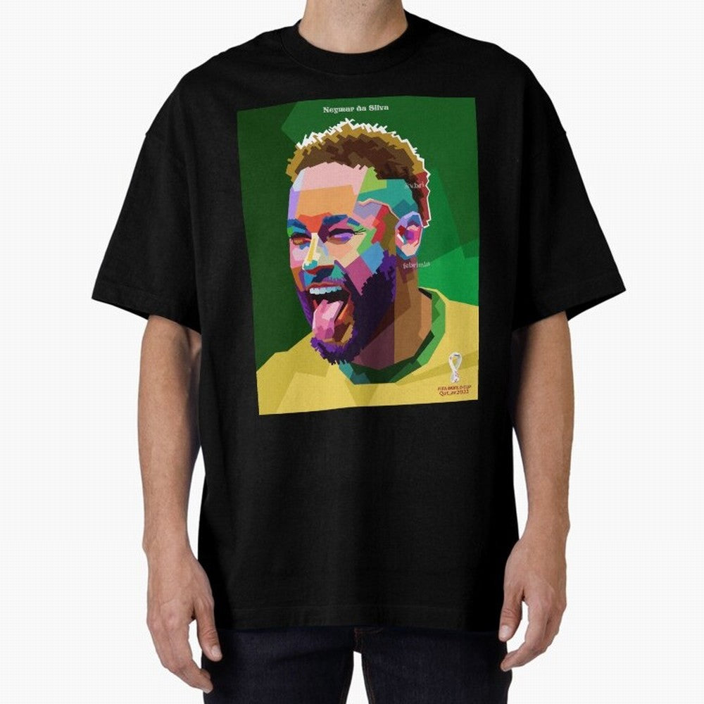 Neymar Brazil World Cup 2022 Pop Art Classic T-Shirt Celebrate the Road through the FIFA World Cup 2026 Journey through Mbappe Highlights, France Pride, Football History, Final Match Energy, Crowd Noise and Once in a Lifetime Moments; Ideal for