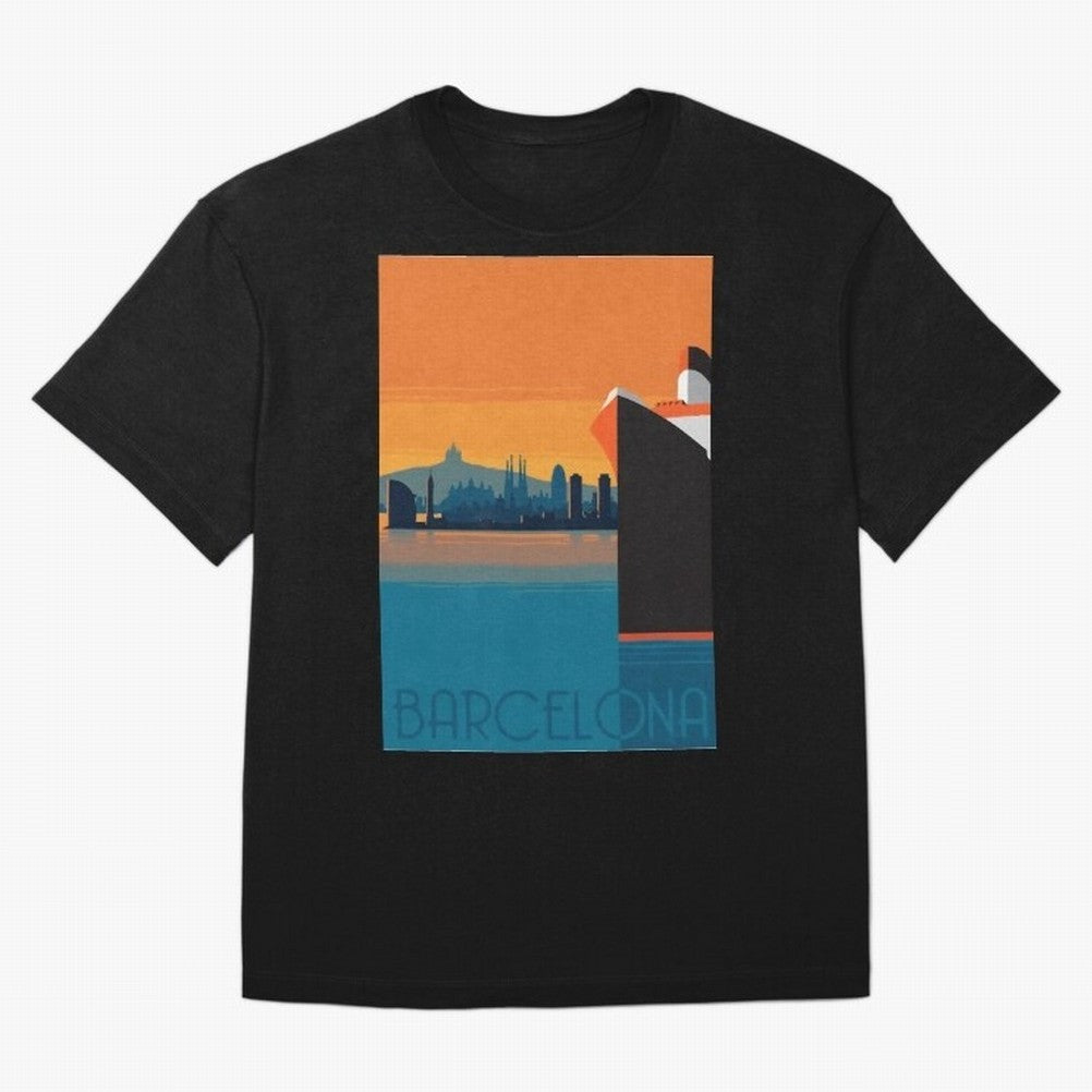 Barcelona Spain Travel Classic T-Shirt Relive Legendary Nights from FIFA World Cup 2026 Group Stage Featuring Haaland and Mbappe, Argentina and Brazil Energy, Stadium Chants, National Pride, Trophy Dreams and Unforgettable Football Memories;