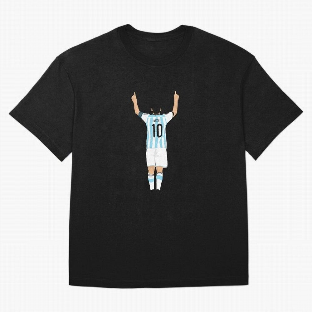 LEO MESSI ILLUSTRATION Classic T-Shirt Follow Every Goal of Match Day Hype around FIFA World Cup 2026 Group Stage, Mbappe, Spain, Football Festival Excitement, Trophy Ambitions, Country Rivalries and Star Player Buzz; Made for Die Hard Supporters,