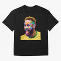 Neymar Brazil Squad Team Pop Art Classic T-Shirt Show Fan Pride Across FIFA World Cup 2026 for Fans of Messi and Cristiano Ronaldo and Brazil, Bringing Classic Soccer Heritage, Championship Pressure, Fan Loyalty and International Pride; Ideal for