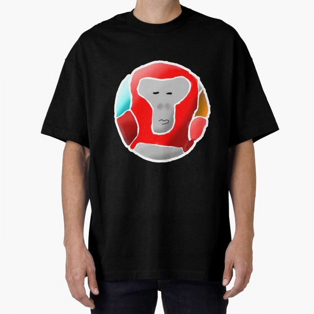 Gorilla Tag red soccer ball Gorilla Oversized T-Shirt Stand Out with Spirit from FIFA World Cup 2026 for Fans of Cristiano Ronaldo, Haaland and CR7 and Portugal, Bringing Championship Spirit, Famous Goals, Roaring Crowds and International Football