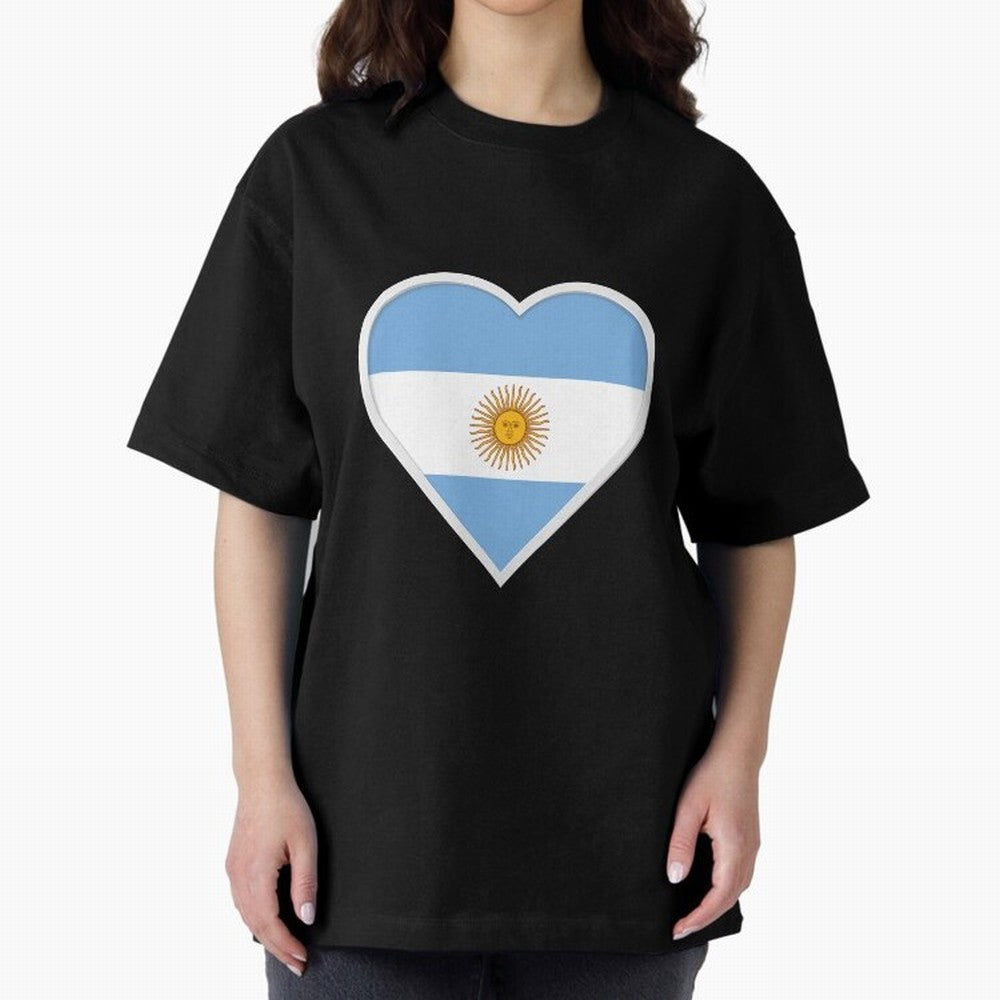 Argentina World Cup Brazil Futebol Portugal Croatia Football Soccer Sports Mondial Morocco France Fifa 2022 Argentina Netherlands Neymar Ronaldo Ziyech Bounou Oversized T-Shirt Celebrate National Team Dreams in Match Day Hype around FIFA World Cup