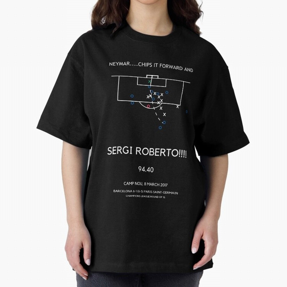 Sergi Roberto Winning Goal vs PSG (La Remontada) Classic T-Shirt Show Love for Legendary Goals in FIFA World Cup 2026 USA Canada Mexico Spirit, Featuring Brazil, Portugal and Argentina, Mbappe and Neymar, Global Supporter Spirit, Legendary Goals,