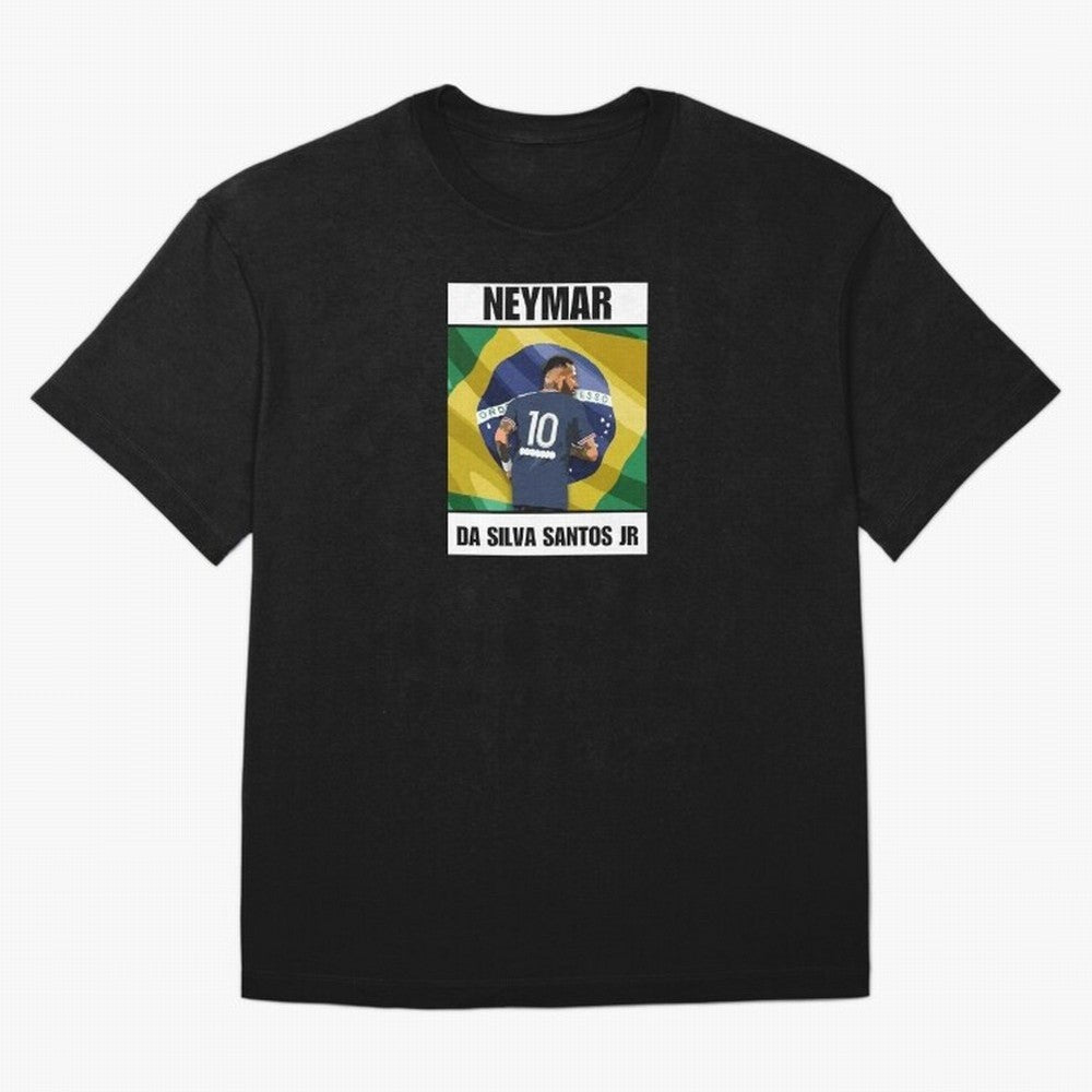 El Ney Oversized T-Shirt Celebrate Football Heritage in FIFA World Cup 2026 Spirit, Capturing Brazil, CR7, Football Festival Excitement, Trophy Ambitions, Country Rivalries and Star Player Buzz; Perfect for Supporters Who Want Bold Football Energy,