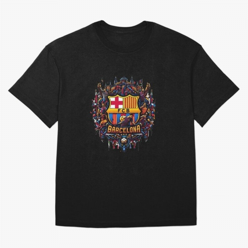 Barcelona - the temple of soccer Oversized T-Shirt Bring Bold Fan Energy to the FIFA World Cup 2026 Journey through Mbappe Highlights, England and Germany Pride, Game Day Rituals, Football Legends, Country Pride and the Road to the Final; Perfect