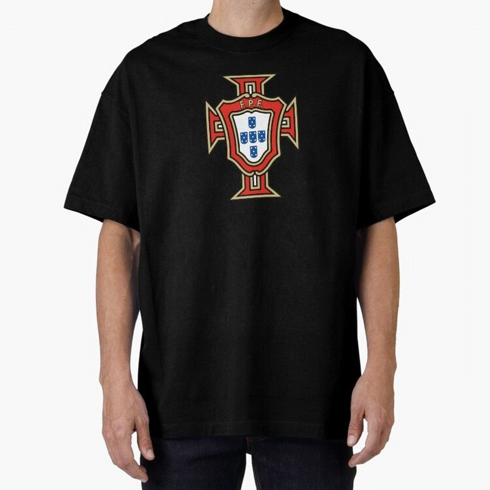 Portugal Logo Classic T-Shirt Honor the Beautiful Game during Global Football Passion for FIFA World Cup 2026, Filled with CR7 and Messi, Brazil, Portugal and Argentina, Championship Spirit, Famous Goals, Roaring Crowds and International Football