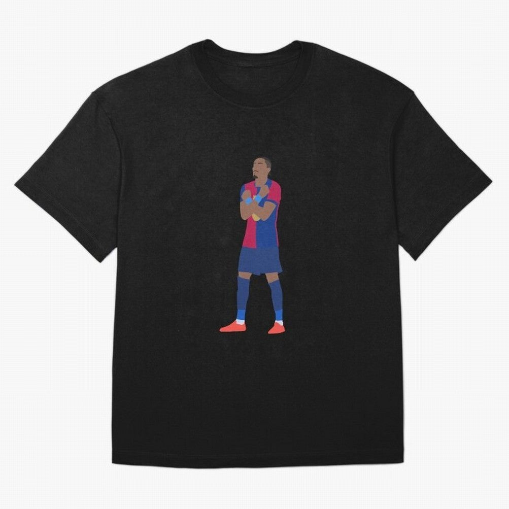 Raphinha Barcelona Celebration Classic T-Shirt Show Your Love for FIFA World Cup 2026 Group Stage Spirit, with Netherlands, Mbappe and Neymar, Goal Celebration Energy, Supporter Heritage, Football Icons and Worldwide Tournament Joy; Ideal for