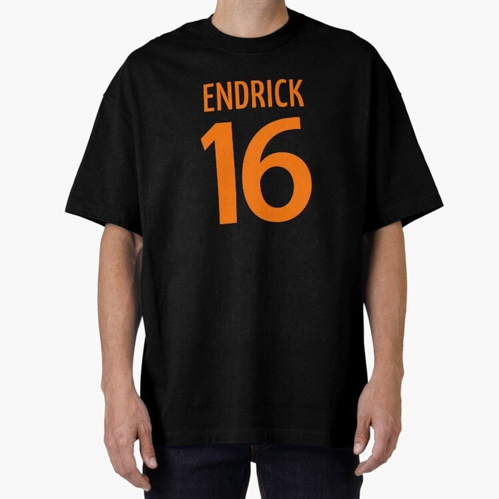 Football Player #16 | Soccer Sports (Orange Design) Classic T-Shirt Wear the Spirit of Match Day Hype around FIFA World Cup 2026 USA Canada Mexico, Haaland, Argentina and Brazil, Sports Nostalgia, International Competition, Famous Players and