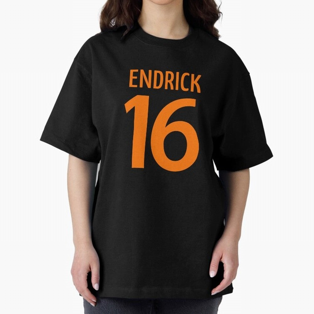 Football Player #16 | Soccer Sports (Orange Design) Classic T-Shirt Wear the Spirit of Match Day Hype around FIFA World Cup 2026 USA Canada Mexico, Haaland, Argentina and Brazil, Sports Nostalgia, International Competition, Famous Players and