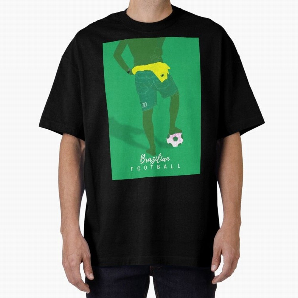 Brazilian Football Tribute Classic T-Shirt Celebrate Soccer Greatness during the FIFA World Cup 2026 Group Stage Journey through Messi, Neymar and Mbappe Highlights, Spain and Netherlands Pride, Global Supporter Spirit, Legendary Goals, National